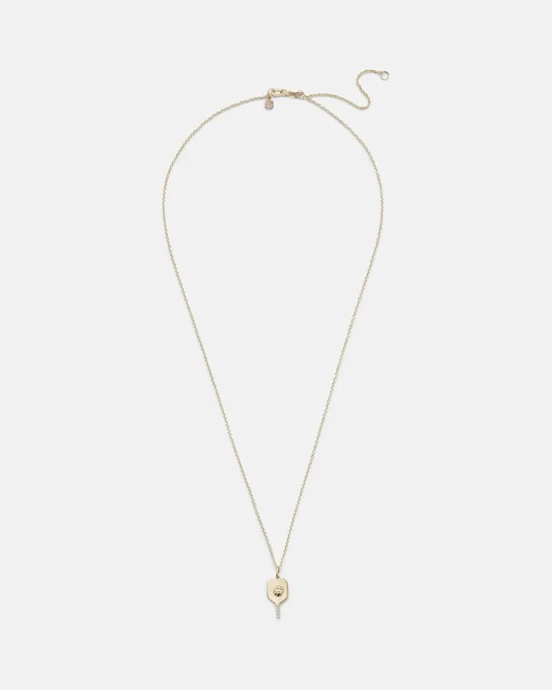 Sydney Evan Halskette Pickleball aus 14kt Gelbgold mit Diamanten Gold