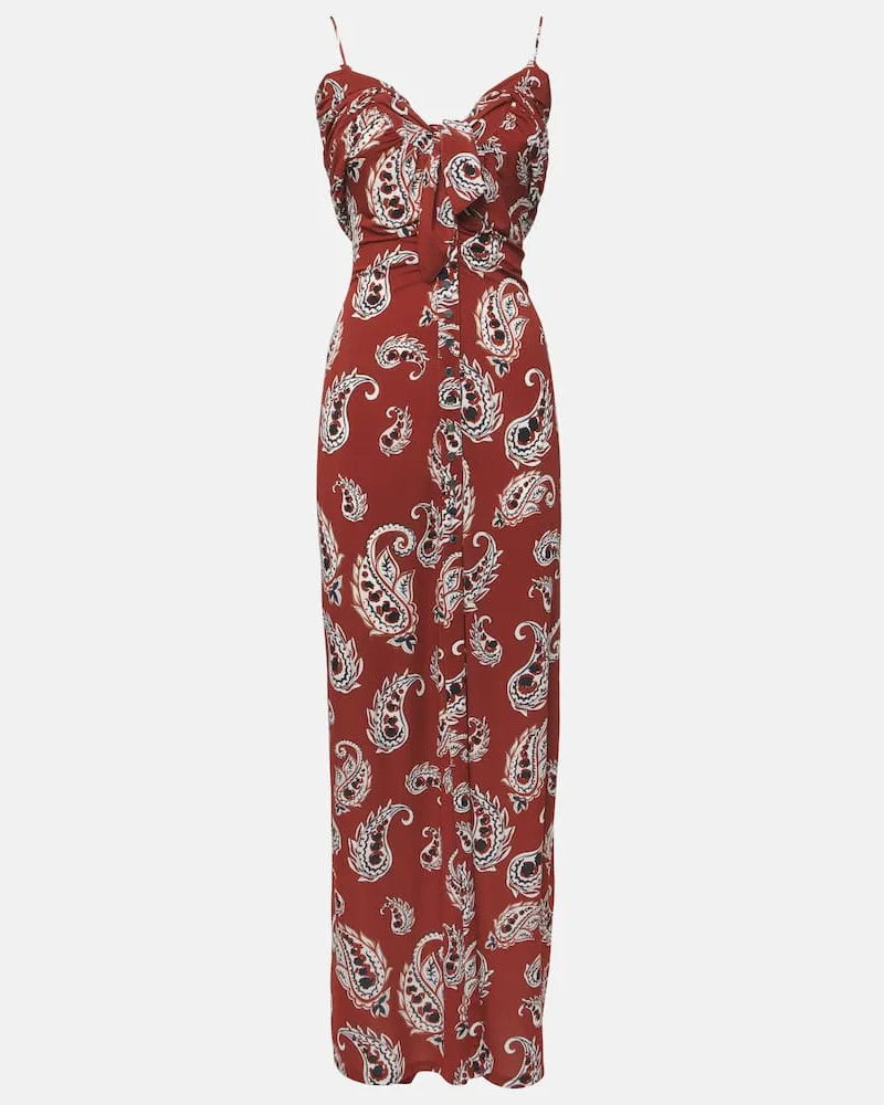 Paco Rabanne Kleid aus Jersey Rot