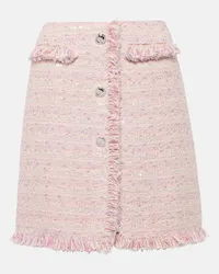 Giambattista Valli High-Rise-Minirock aus Tweed Pink