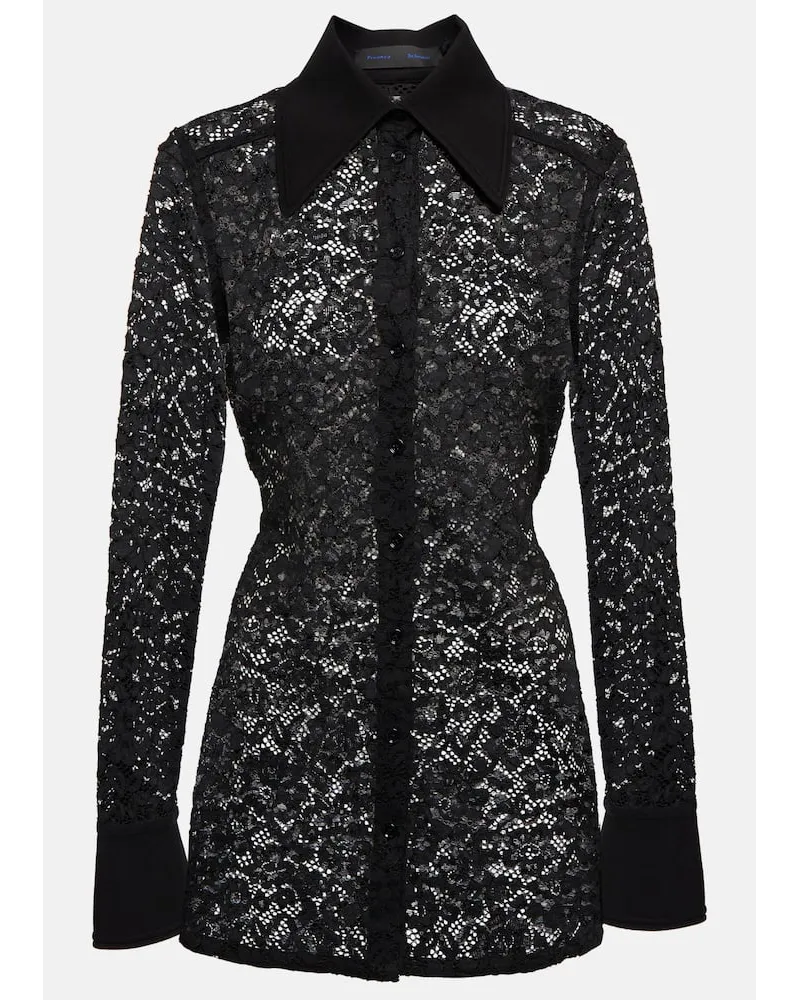 Proenza Schouler Hemd aus Spitze Schwarz