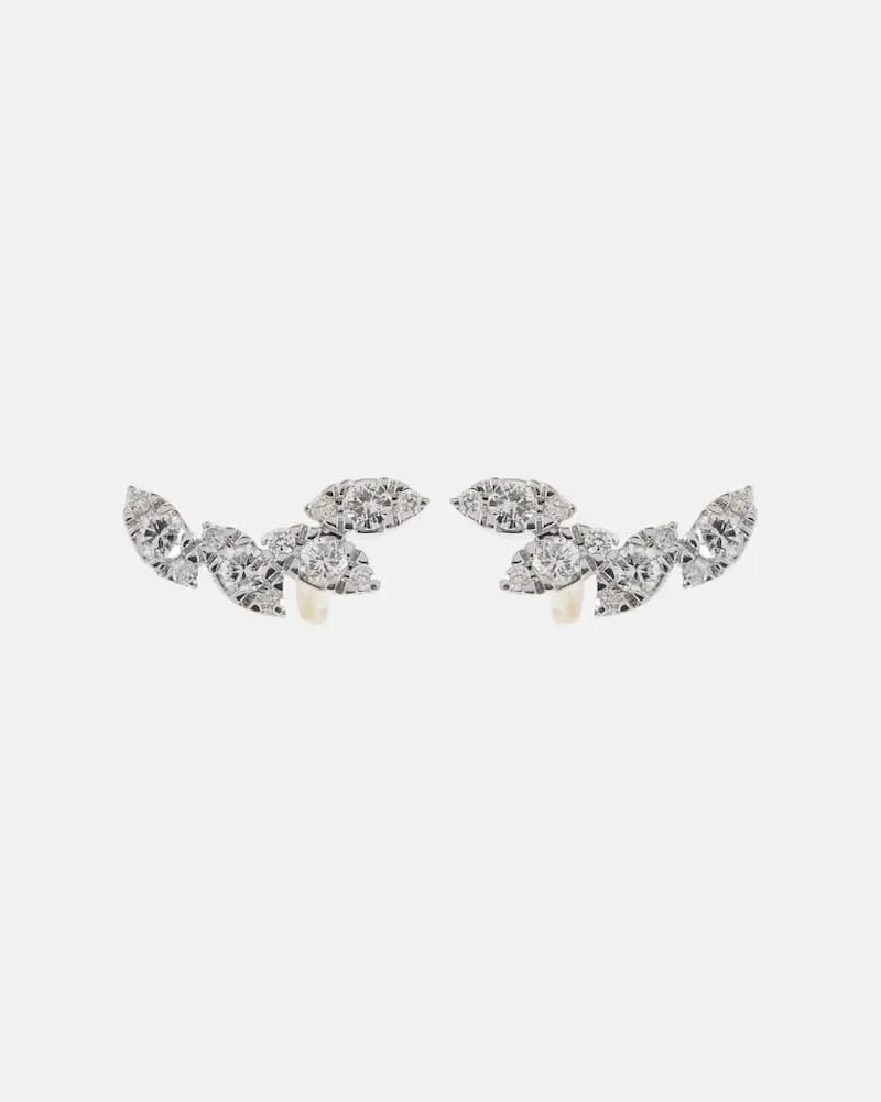 Stone & Strand Ohrringe Muse Tiara aus 10kt Gelbgold mit Diamanten Gold