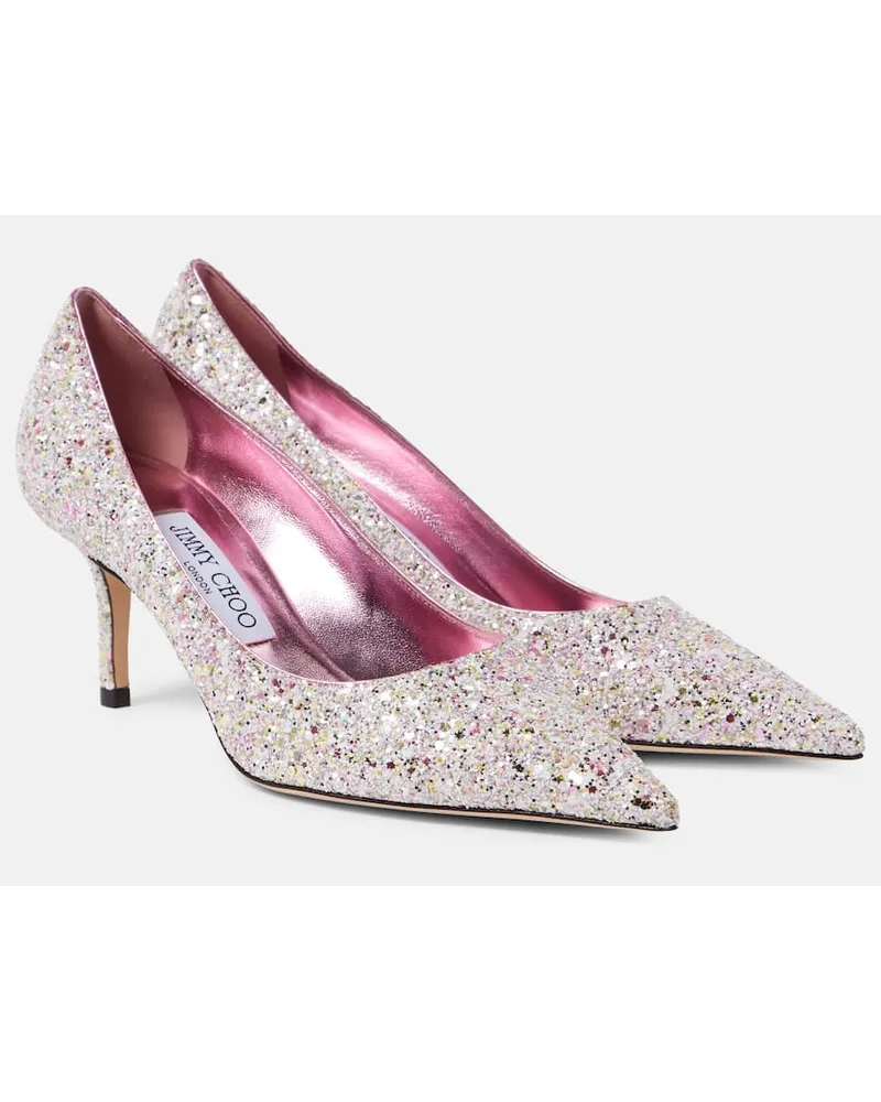 Jimmy Choo Pumps Love 65 mit Glitter Pink