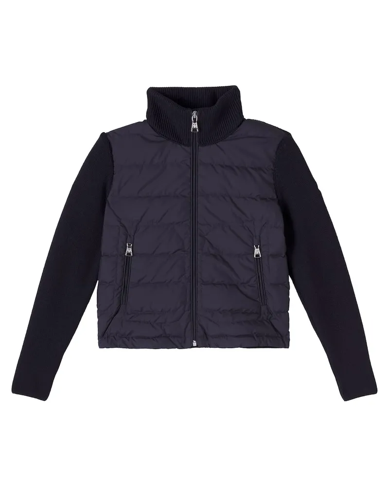 Moncler Jacke mit Daunen Blau
