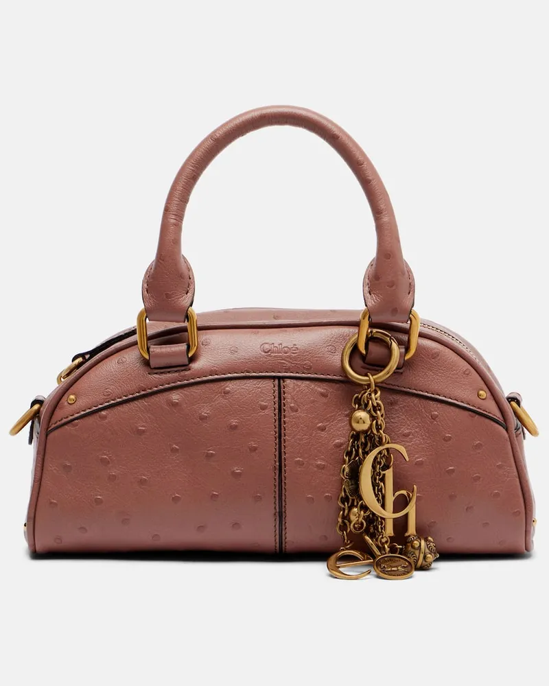 Chloé Chloé Tote Bag Chloé Bowling Medium aus Leder Braun