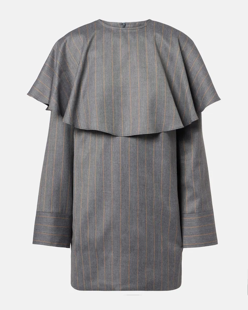 Ganni Minikleid Grau