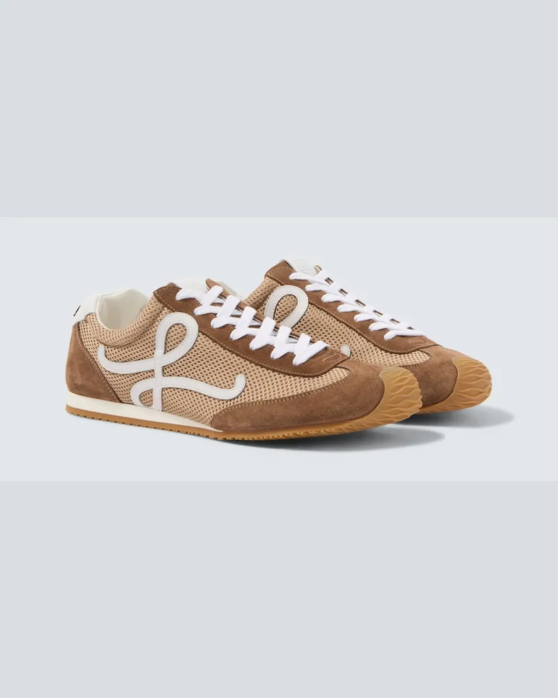 Loewe Sneakers Ballet Runner 2.0 mit Veloursleder Beige