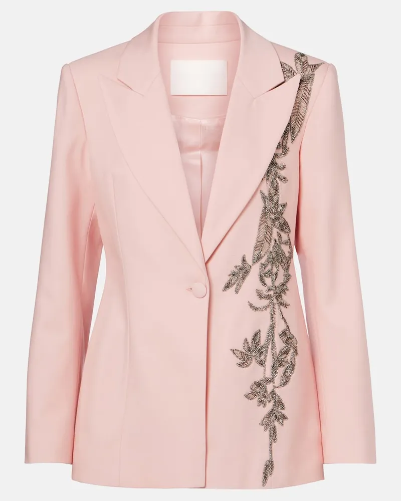 COSTARELLOS Blazer Lesia aus einem Wollgemisch Rosa