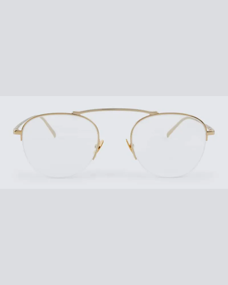 Saint Laurent Brille New Wave Gold