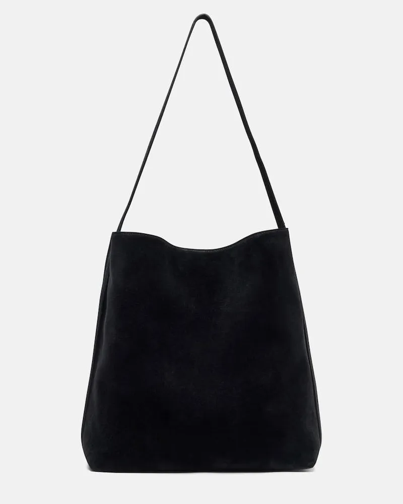 Aesther Ekme Tote Bag Sac Supple aus Veloursleder Schwarz