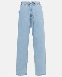 Bottega Veneta High-Rise Boyfriend Jeans Blau