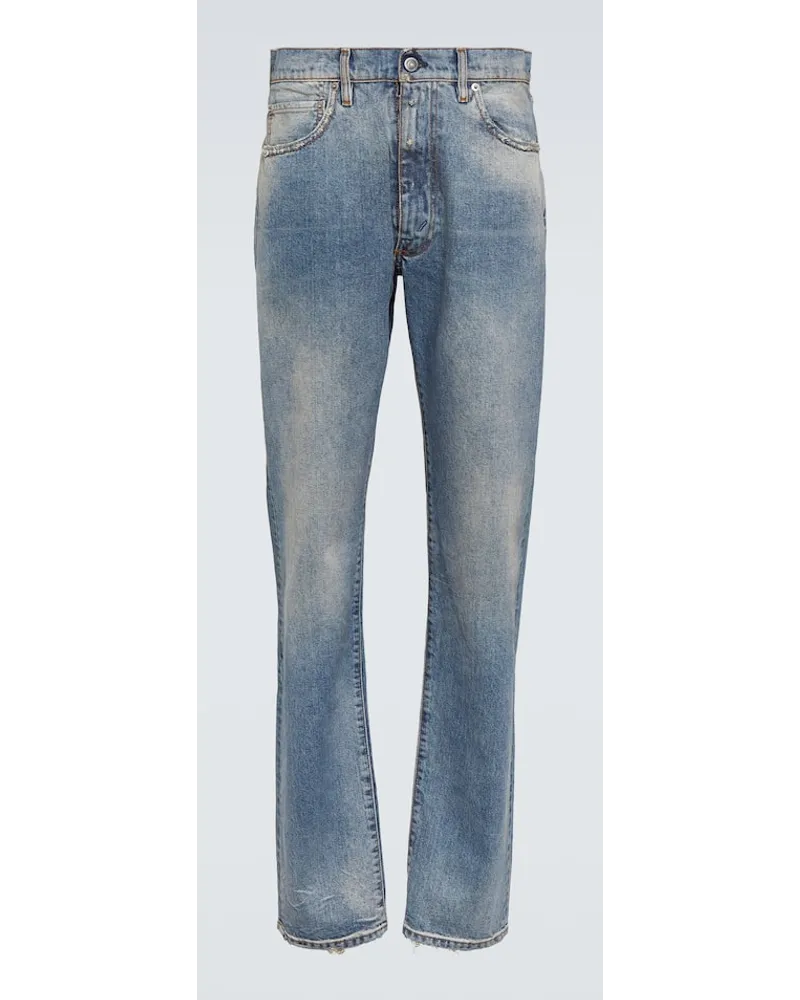 Maison Margiela Straight Jeans Blau