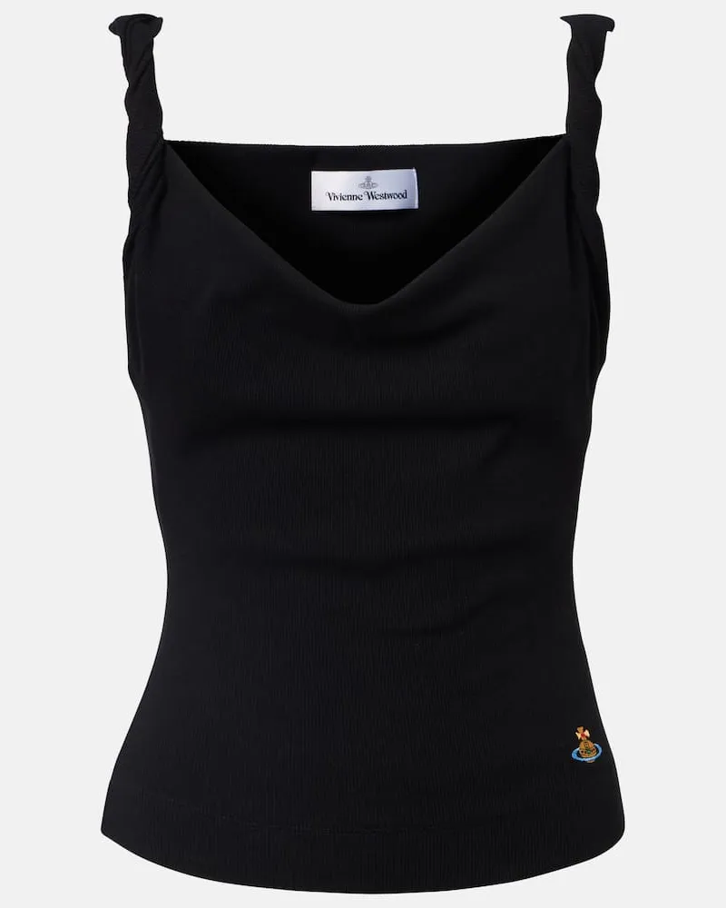 Vivienne Westwood Top Anna aus Baumwolle Schwarz