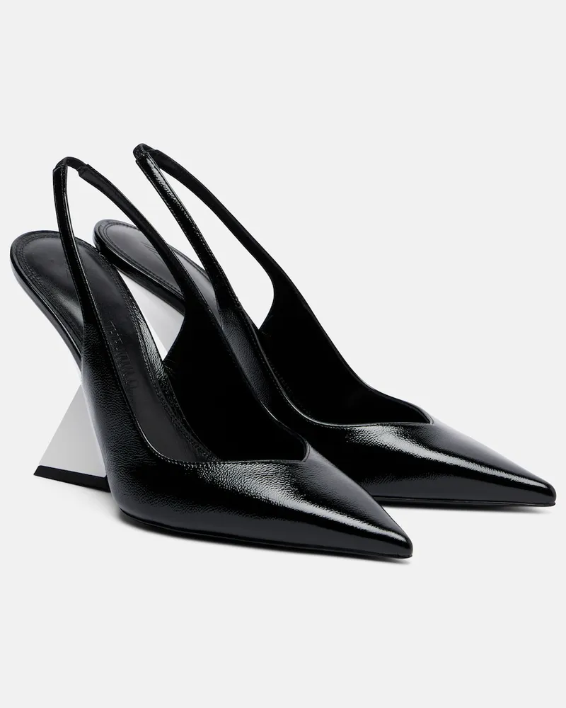 ATTICO Pumps Cheope aus Leder Schwarz