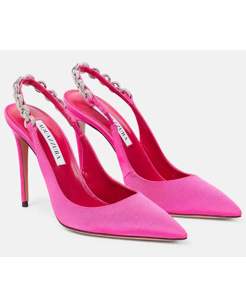 Aquazzura Slingback-Pumps Love Link 105 Pink