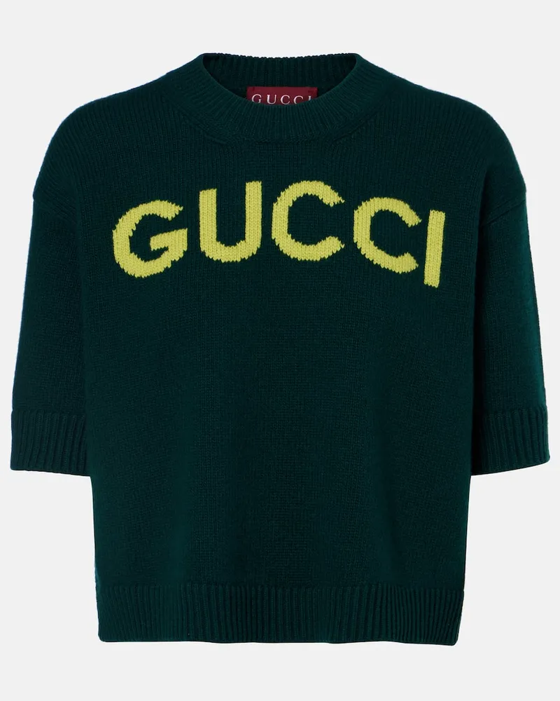 Gucci Pullover aus Wolle Grün