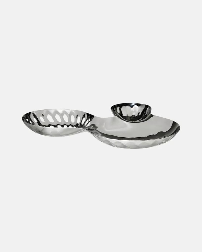 Zaha Hadid Design Deko-Schale Cell Silber