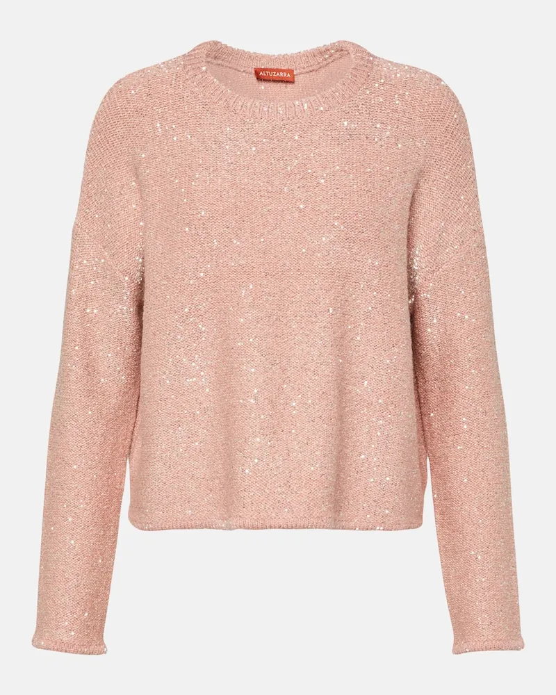 Altuzarra Pullover Yasworth aus Strick Rosa