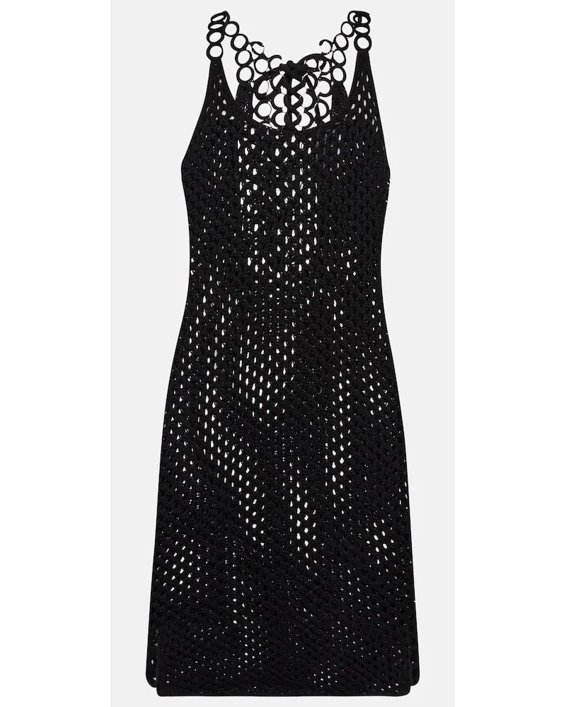 Chloé Chloé Minikleid aus Wolle Schwarz