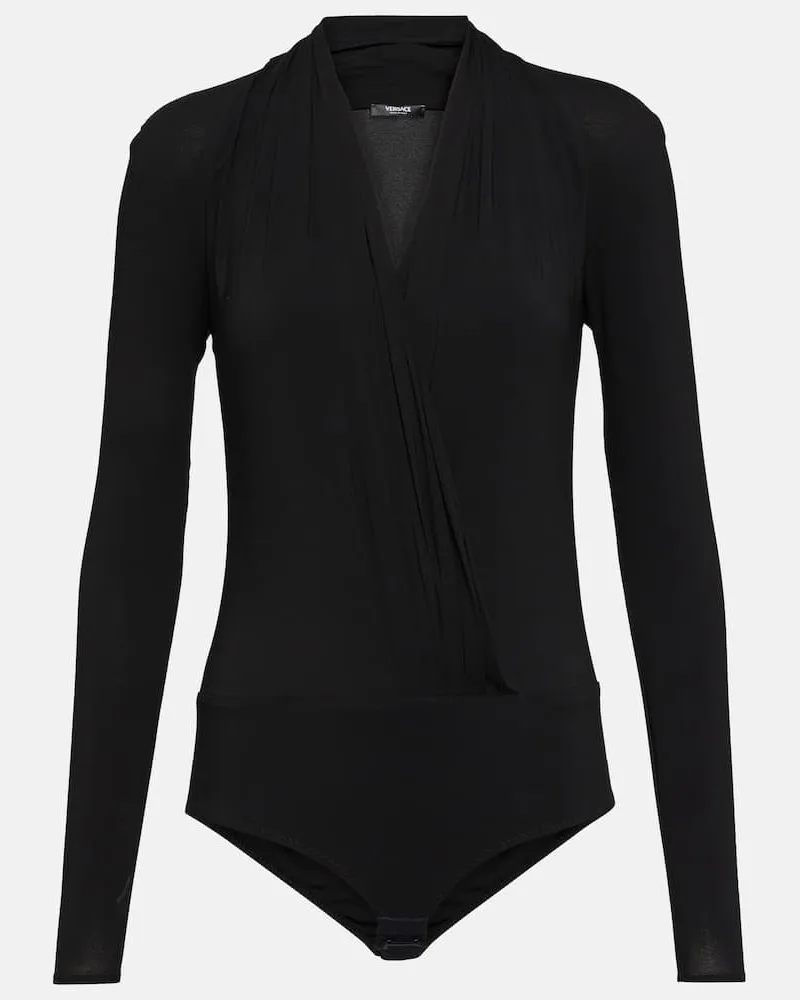 Versace Body aus Georgette Schwarz
