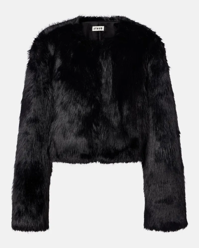 STAUD Cropped-Jacke Casimira Schwarz