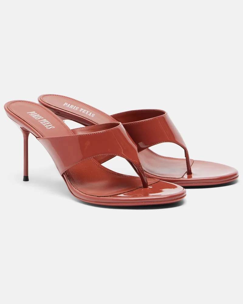 Paris Texas Sandalen Lidia aus Lackleder Rosa