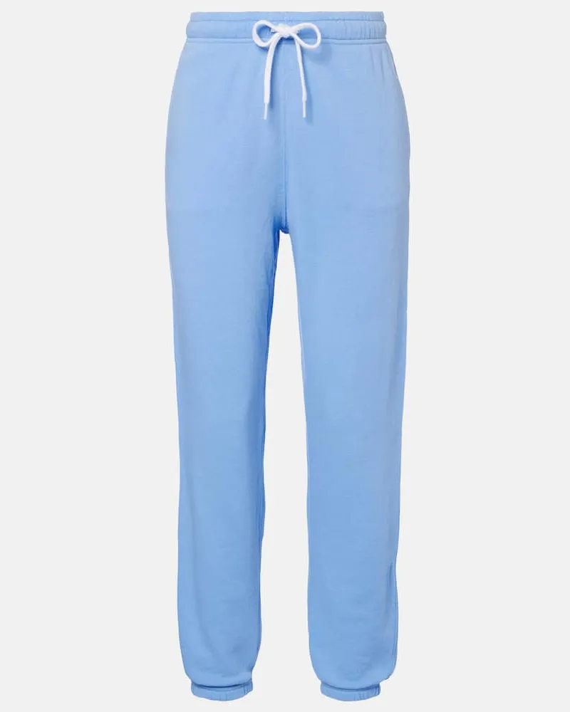 Ralph Lauren Jogginghose aus einem Baumwollgemisch Blau