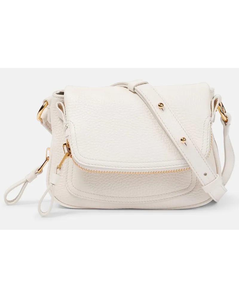 Tom Ford Schultertasche Jennifer Mini aus Leder Weiss