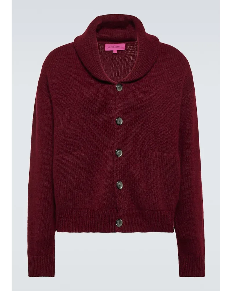 The Elder Statesman Cardigan aus Kaschmir Rot