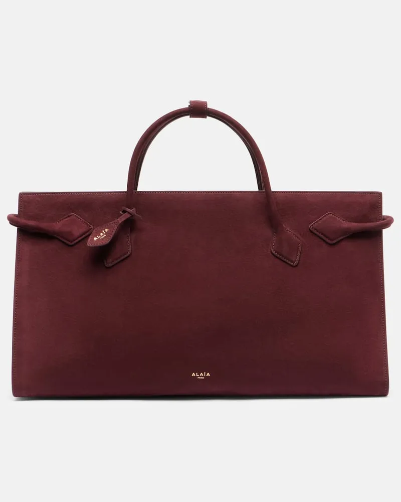 Alaïa Alaïa Schultertasche Le Teckel Large aus Leder Burgund