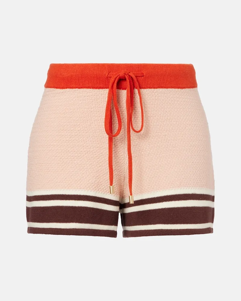 Zimmermann Shorts Ascension aus einem Baumwollgemisch Multicolor