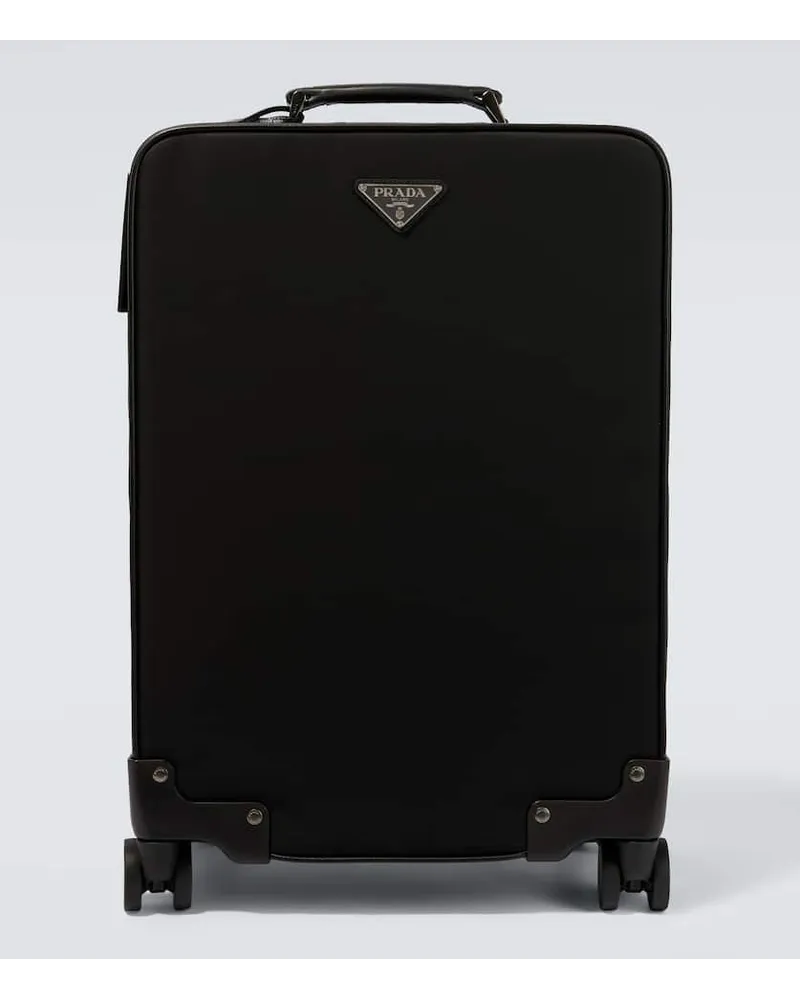 Prada Trolley Small aus Re-Nylon Schwarz