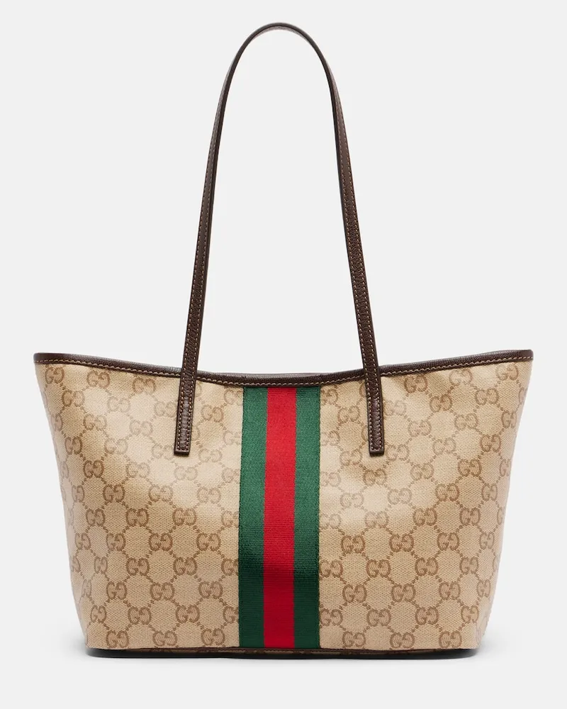 Gucci Tote Bag Essence GG Small aus Canvas Beige
