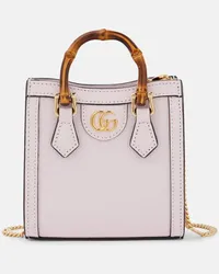 Gucci Tote  Diana Mini aus Leder Pink