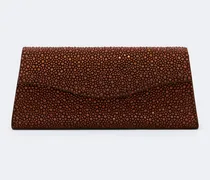 Clutch mit Kristallen