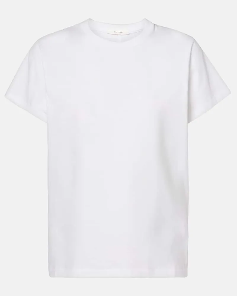 The Row T-Shirt Florie aus Baumwoll-Jersey Weiß