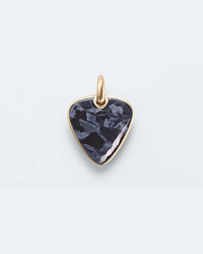 David Yurman Anhänger Streamline® Pick aus 18kt Gelbgold mit Pietersit Gold