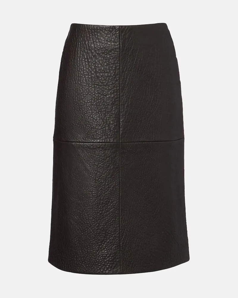 Joseph Bleistiftrock Shroff aus Leder Braun