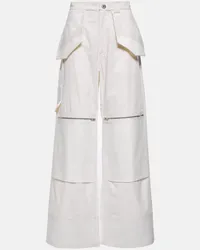 Dion Lee Hose Workwear aus einem Baumwollgemisch Weiss