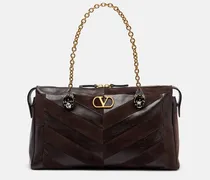 Schultertasche Panthea Medium aus Leder