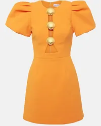 Rebecca Vallance Verziertes Minikleid Sirene Orange