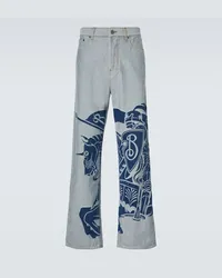 Burberry Wide-Leg Jeans EKD Blau