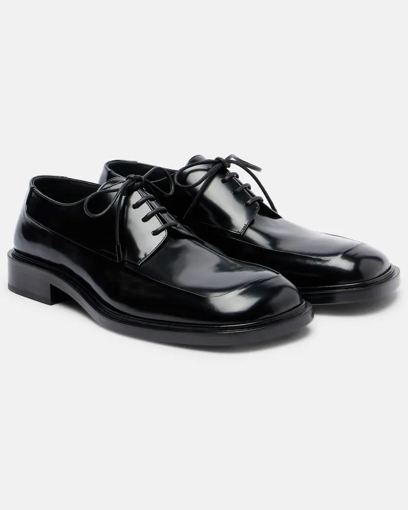 Victoria Beckham Schnürschuhe aus Leder Schwarz
