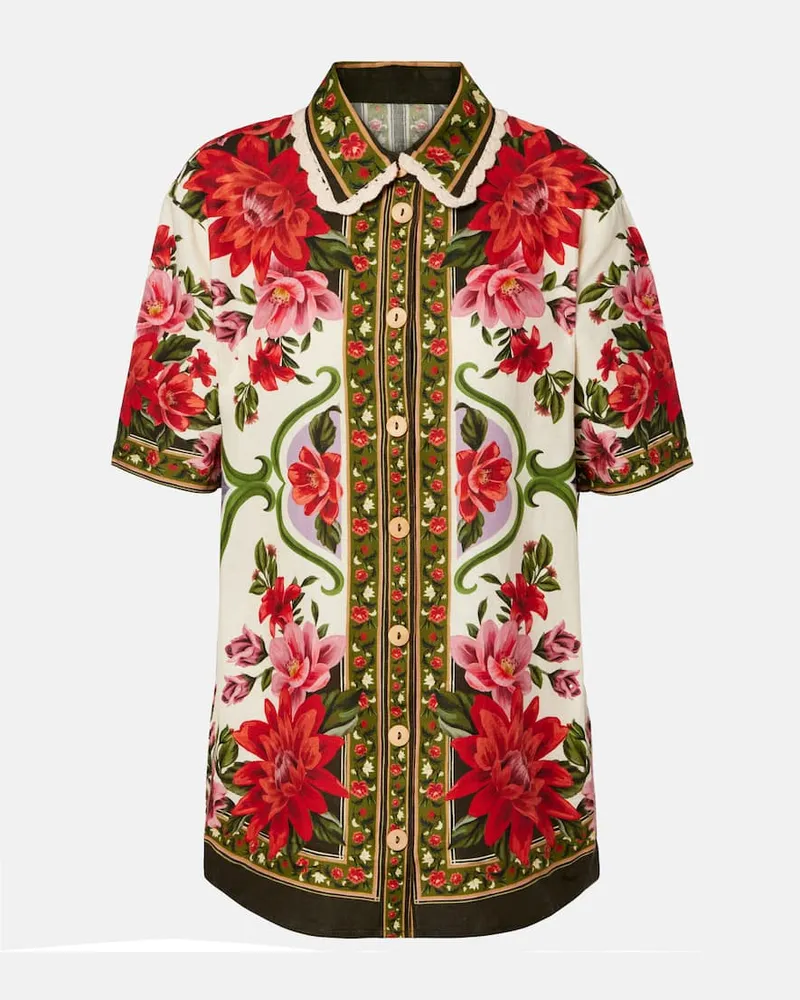 FARM Rio Hemd Wonder Rio aus einem Leinengemisch Multicolor