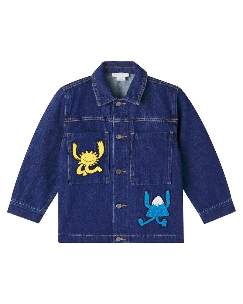 Stella McCartney Kids Jeansjacke Blau