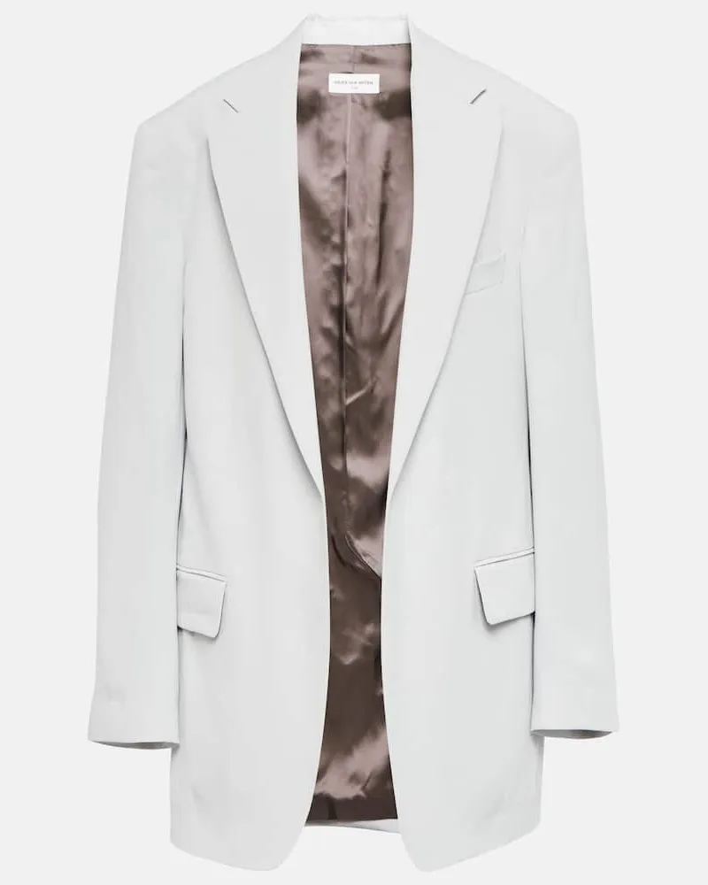 Dries van Noten Oversize-Blazer Weiß