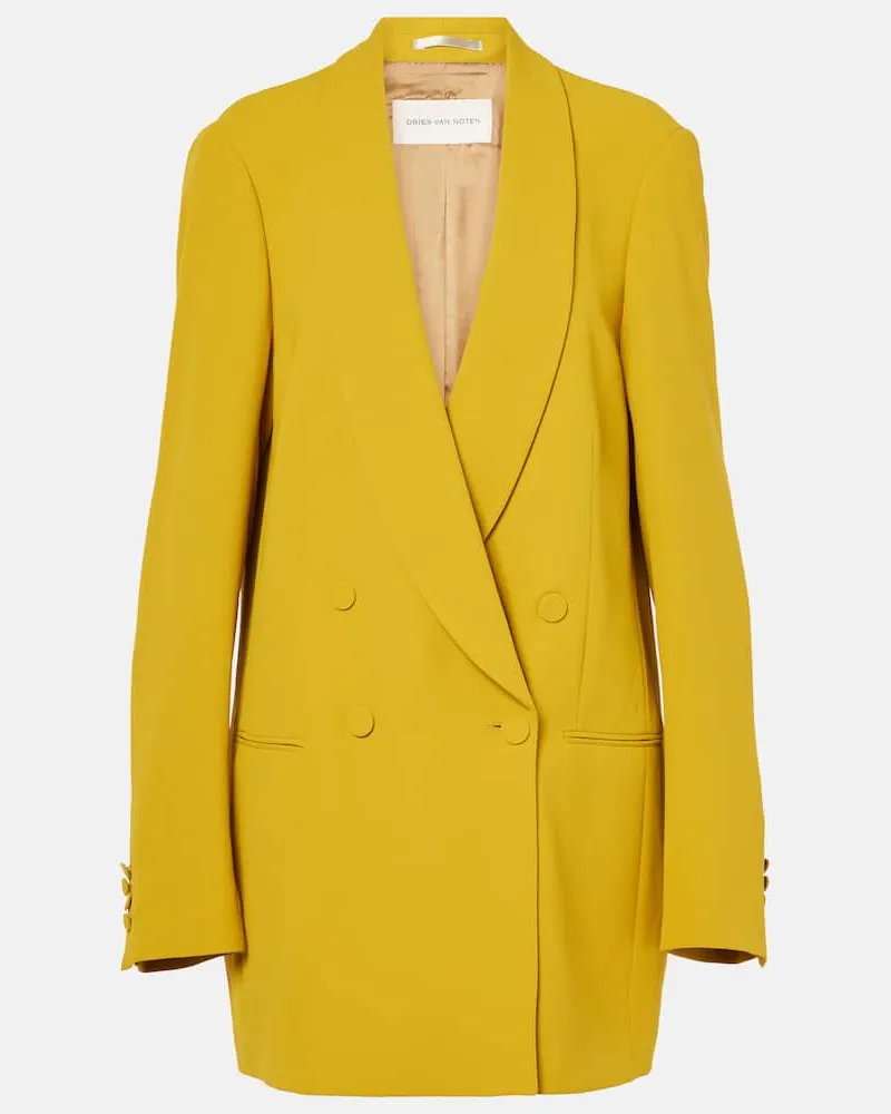 Dries van Noten Oversize-Blazer Gelb