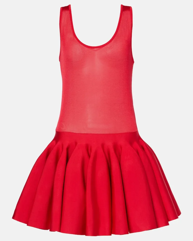Alaïa Alaïa Minikleid Rot