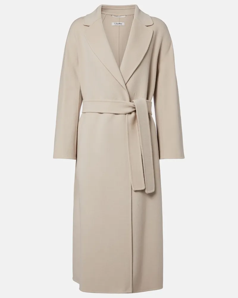 Max Mara Mantel aus Wolle Beige