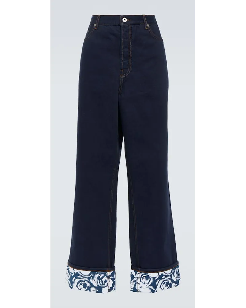 Burberry Straight Jeans Blau