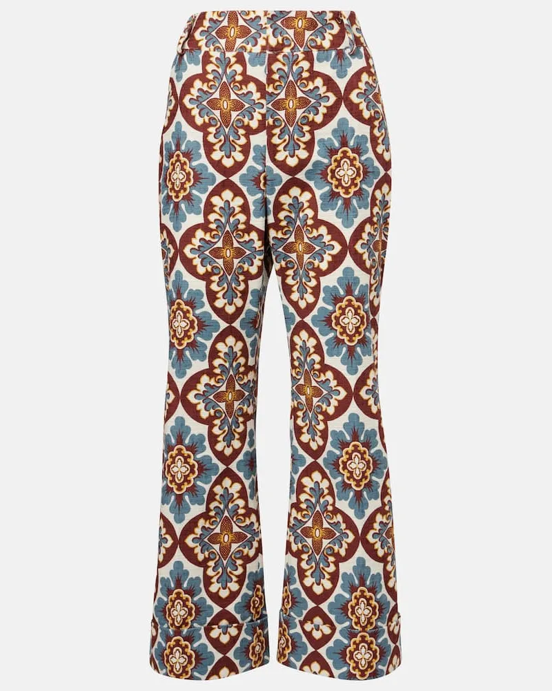 La DoubleJ Schlaghose Hendrix aus Baumwolle Multicolor